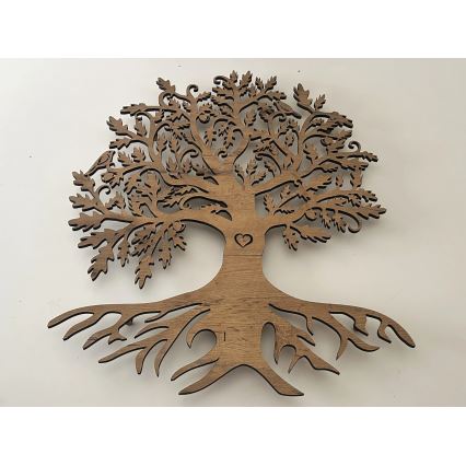 Li-Go 5742/DUB2 - Decoração de parede LED dimerizável LED/10W/230V 90x110 cm carvalho