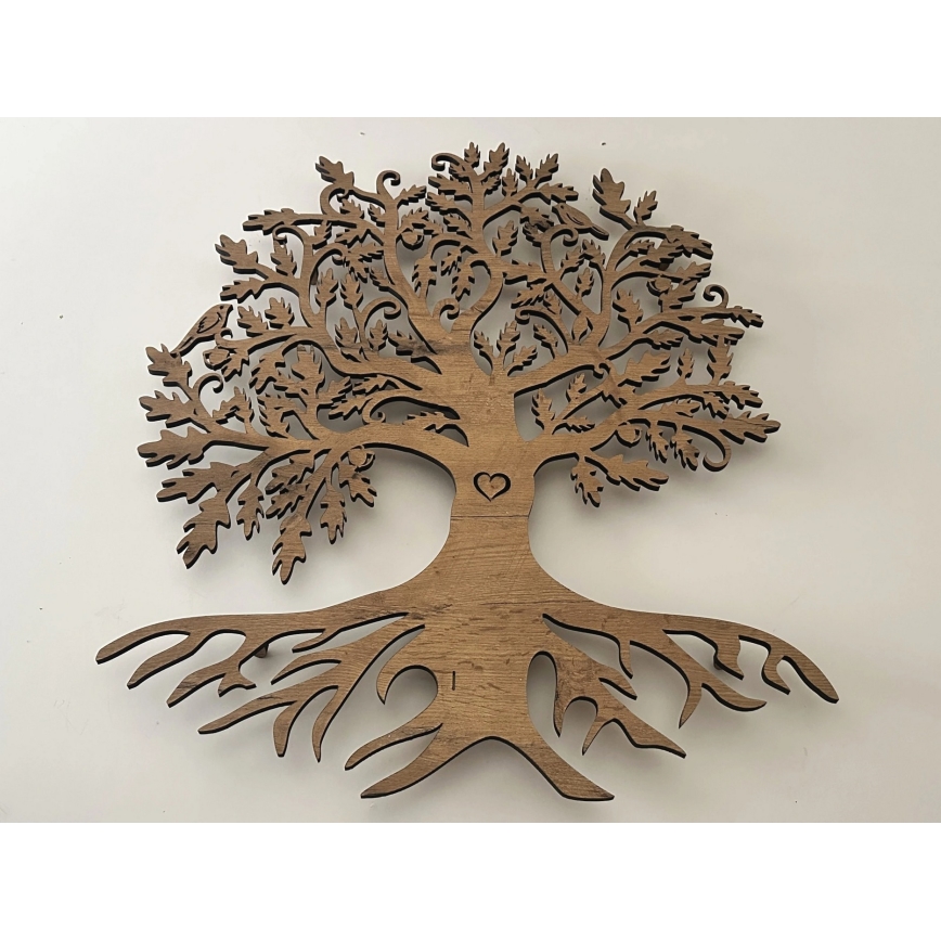 Li-Go 5742/DUB2 - Decoração de parede LED dimerizável LED/10W/230V 90x110 cm carvalho