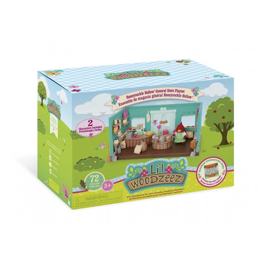Li'l Woodzeez - Conjunto de brinquedos da mercearia