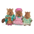 Li'l Woodzeez - Conjunto de figuras BUSTLEBERRY família dos esquilos