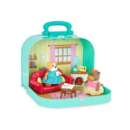 Li'l Woodzeez - Conjunto em mala para sala de estar