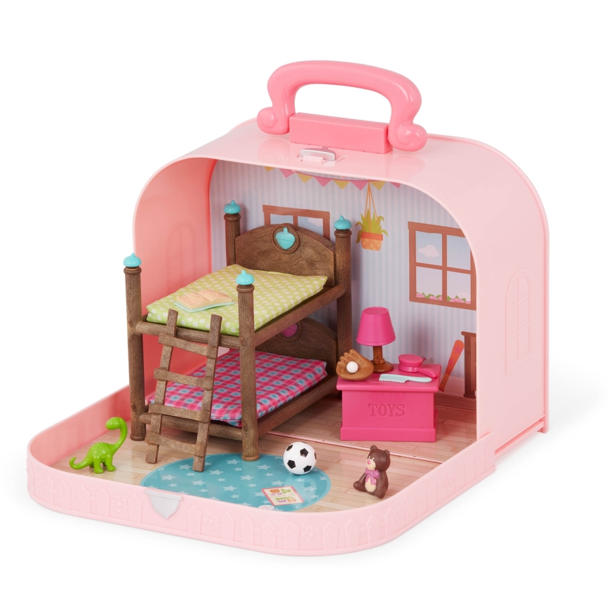 Li'l Woodzeez - Conjunto numa mala para quarto de criança