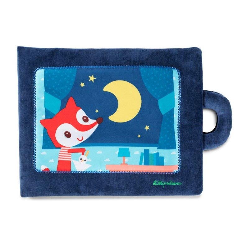 Lilliputiens - Livro têxtil Boa noite raposa Alice