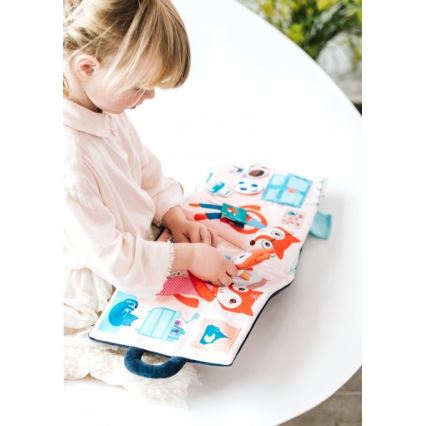 Lilliputiens - Livro têxtil Boa noite raposa Alice