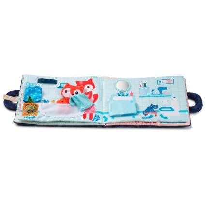 Lilliputiens - Livro têxtil Boa noite raposa Alice