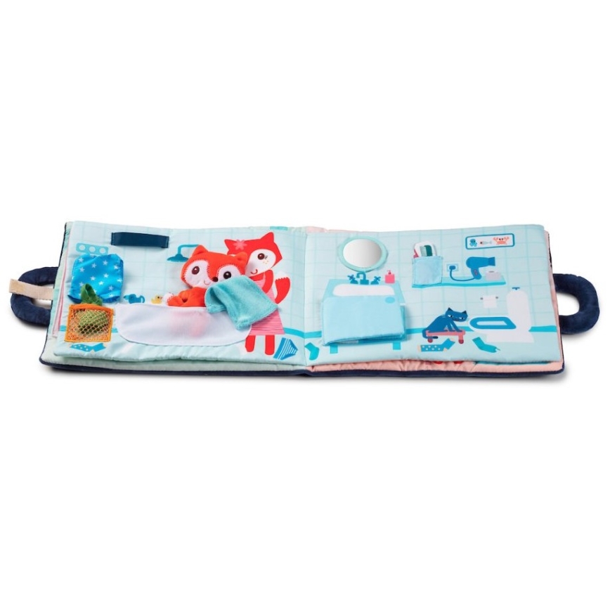 Lilliputiens - Livro têxtil Boa noite raposa Alice