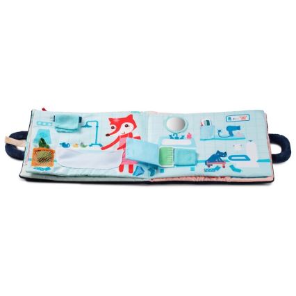 Lilliputiens - Livro têxtil Boa noite raposa Alice