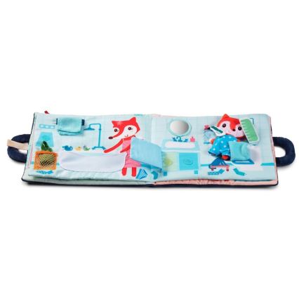 Lilliputiens - Livro têxtil Boa noite raposa Alice