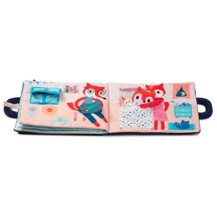 Lilliputiens - Livro têxtil Boa noite raposa Alice