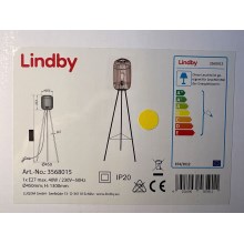 Lindby - Candeeiro de chão MARLY 1xE27/40W/230V