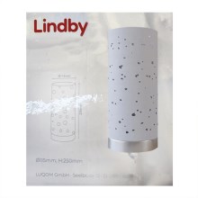 Lindby - Candeeiro de mesa ALWINE 1xE27/10W/230V