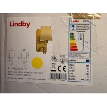 Lindby - Candeeiro de parede AIDEN 1xE14/40W/230V + LED/3,1W/230V