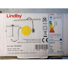 Lindby - Candeeiro de parede LED com regulação NAVINA LED/5W/230V