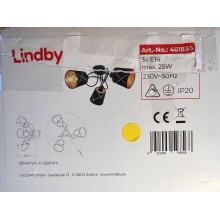 Lindby - Candelabro integrado SINDRI 3xE14/25W/230V