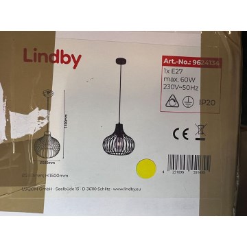 Lindby - Candelabro suspenso FRANCES 1xE27/60W/230V