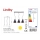 Lindby - Candelabro suspenso IBU 3xE27/60W/230V