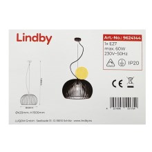 Lindby - Candelabro suspenso JURSA 1xE27/60W/230V
