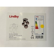 Lindby - Candelabro suspenso ROBYN 2xE27/40W/230V + 2xE27/25W/230V