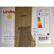 Lindby - Candelabro suspenso WATAN 4xE14/28W/230V