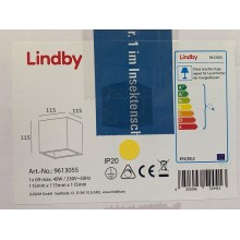 Lindby - Iluminação de parede JAYEDN 1xG9/40W/230V gesso