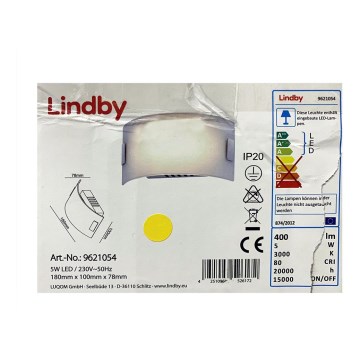 Lindby - Iluminação de parede LED GISELA LED/5W/230V