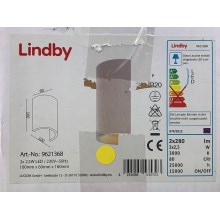 Lindby - Iluminação de parede LED JENKE 2xLED/2,5W/230V gesso
