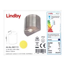 Lindby - Iluminação de parede LED LAREEN 2xLED/3W/230V
