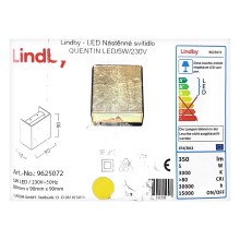 Lindby - Iluminação de parede LED QUENTIN LED/5W/230V