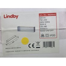 Lindby - Iluminação de parede LED RANIK LED/7W/230V