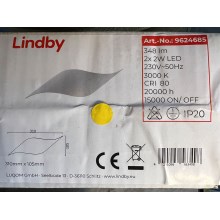 Lindby - Iluminação de parede LED SALKA 2xLED/2W/230V