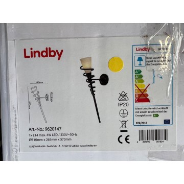 Lindby - Iluminação de parede TJARK 1xE14/4W/230V