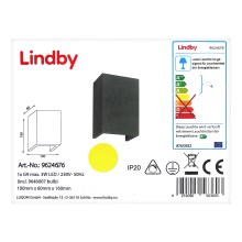 Lindby - LED Iluminação de parede ALBIN 1xG9/3W/230V