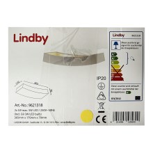 Lindby - LED Iluminação de parede TIARA 2xG9/3W/230V