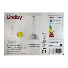 Lindby - LED RGB Candelabro suspenso com regulação CAROLLE LED/10W/230V + CR
