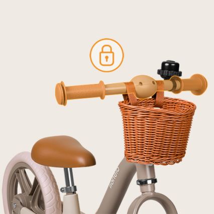 Lionelo - Bicicleta de equilíbrio ALEX PLUS bege