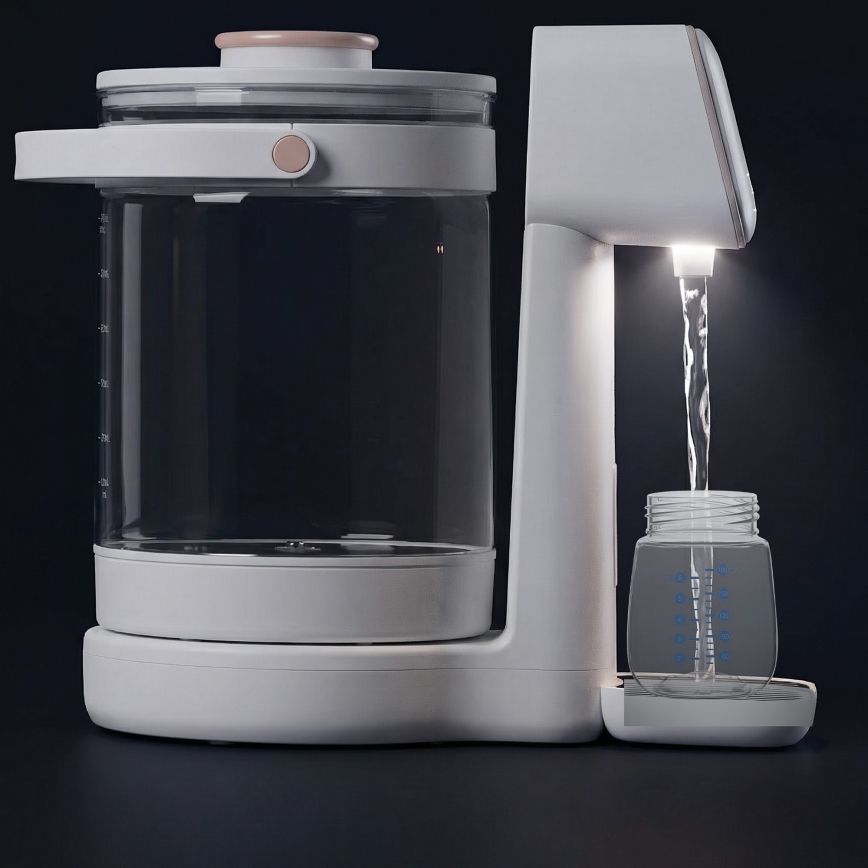 Lionelo - Aparelho para preparar leite de bebé BABYPRESTO 2.0 1200W/230V Branco