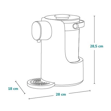 Lionelo - Aquecedor de biberões BABYPRESTO 1000W/230V branco