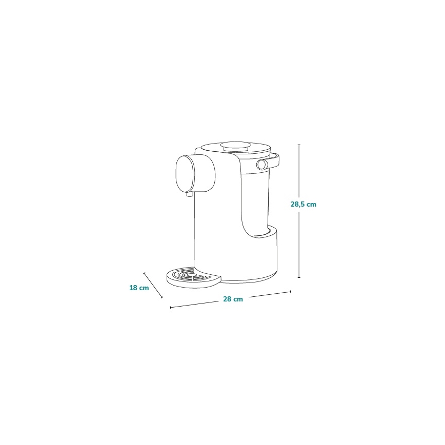 Lionelo - Aquecedor de biberões BABYPRESTO 1000W/230V branco