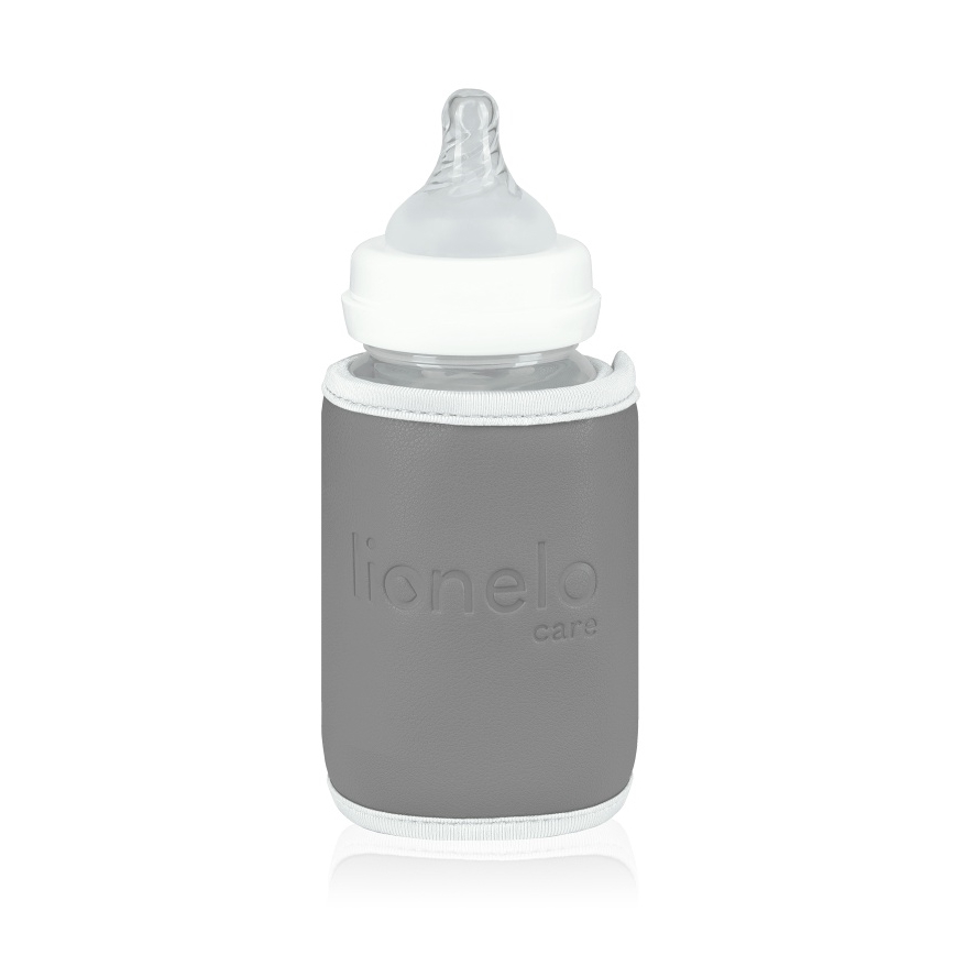Lionelo - Aquecedor de biberões recarregável THERMUP GO 18W/5V Cinzento Prateado