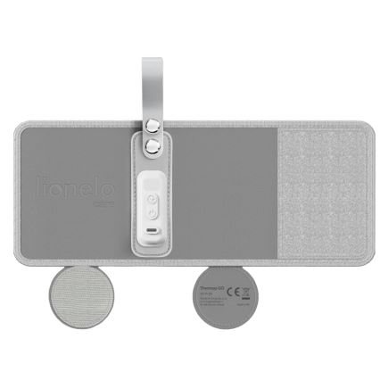 Lionelo - Aquecedor de biberões recarregável THERMUP GO 18W/5V Cinzento Prateado