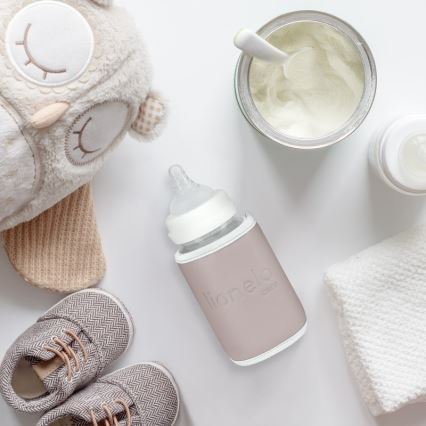 Lionelo - Aquecedor de biberões recarregável THERMUP GO 18W/5V Rosa Baby