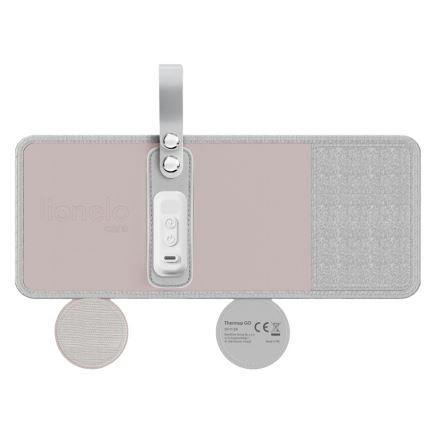 Lionelo - Aquecedor de biberões recarregável THERMUP GO 18W/5V Rosa Baby