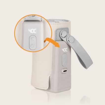 Lionelo - Aquecedor de biberões recarregável~ THERMUP GO PLUS 10W/5V bege