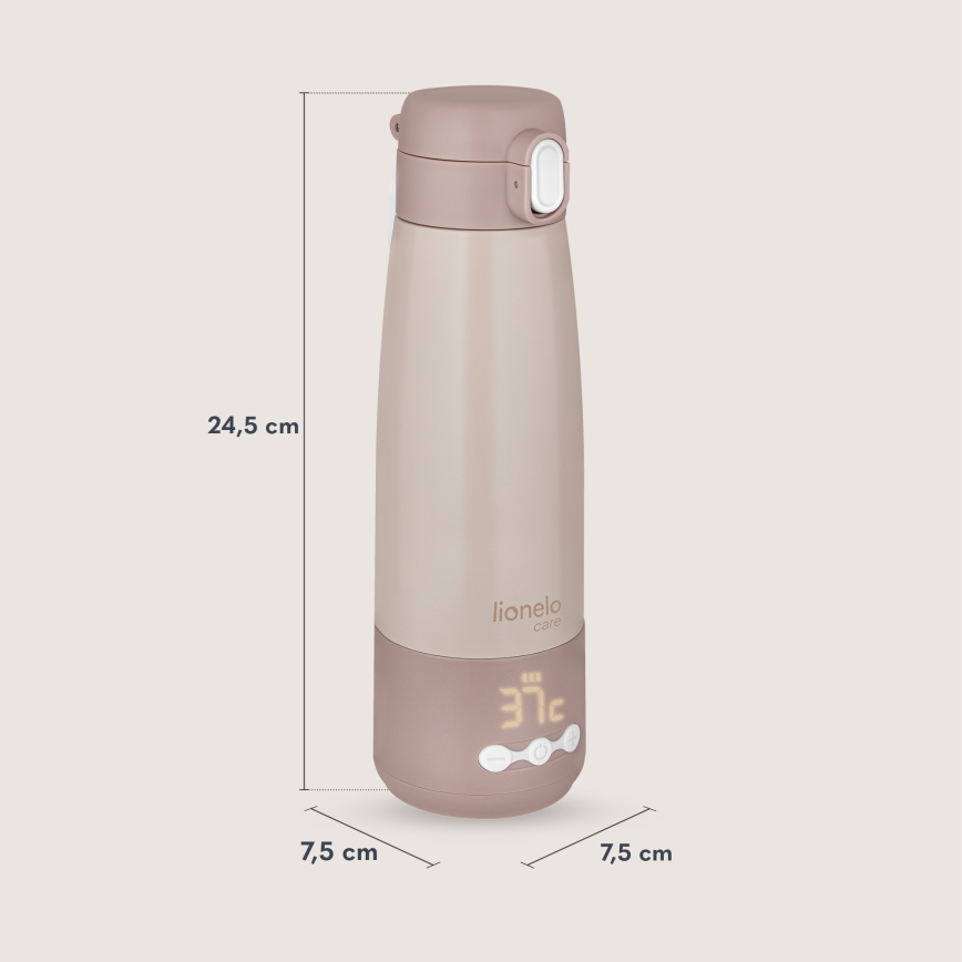 Lionelo - Aquecedor de Leite Recarregável THERMUP 55W/5V