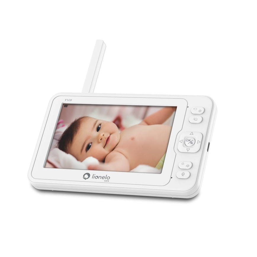 Lionelo - Babá electrónica com monitor BABYLINE 6.2 5V 3600 mAh