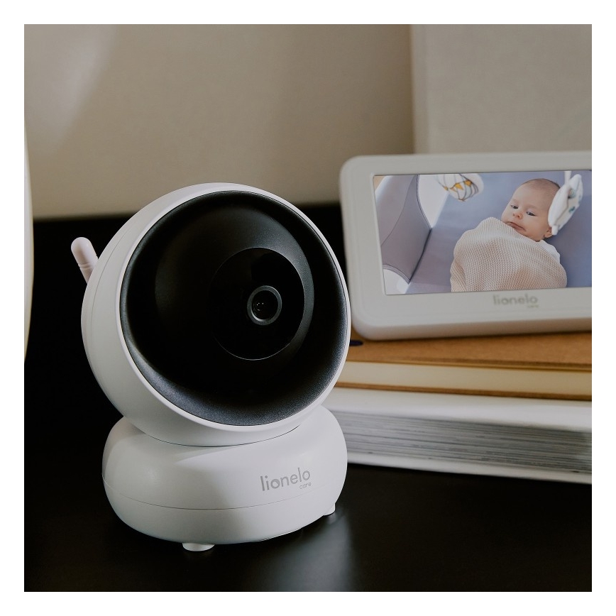 Lionelo - Babá eletrónica com monitor BABYLINE 8.3 5V 3600 mAh