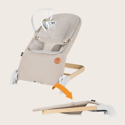 Lionelo - Balanço infantil LILAC bege