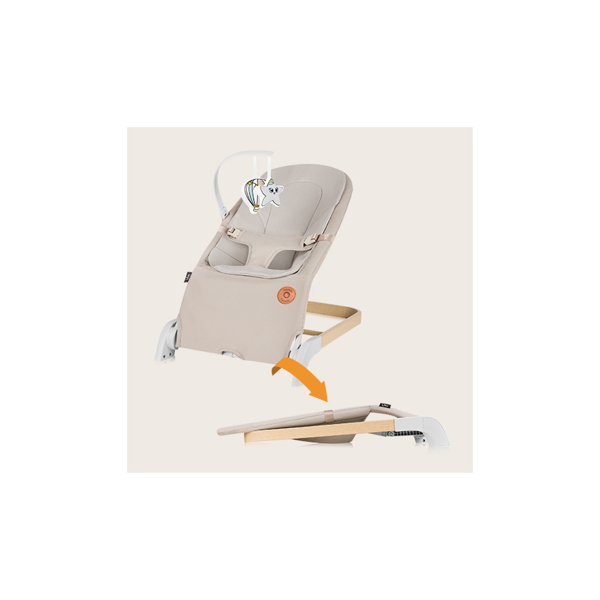 Lionelo - Balanço infantil LILAC bege