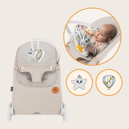 Lionelo - Balanço infantil LILAC bege