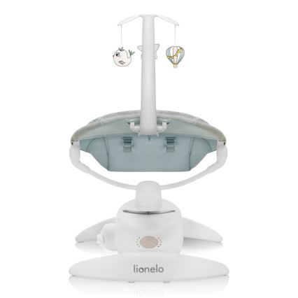 Lionelo - Balanço para bebé com melodia MELL Bege Areia 4x pilhas AA + controlo remoto